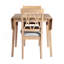 Ensemble de salle à manger 5 pièces, extensible, en bois, rembourré, meubles de salle à manger-1052185915-1052185914