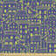 Ohare Doodle with Bicolour Design Houses with Windows and Roofs Fabric