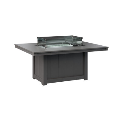 Berlin Gardens Donoma Rectangular Fire Pit Table