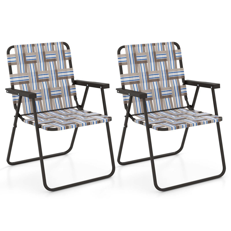 Chaise de plage pliante Sharneka, Brun