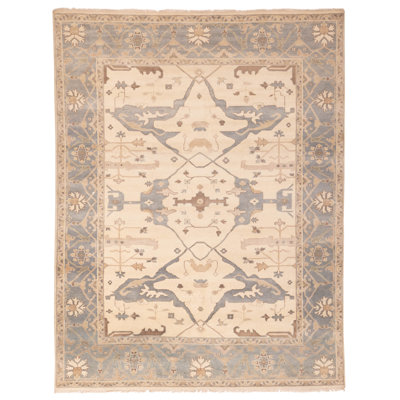Tapis ivoire Royal Oushak 9 pi 1 po x 11 pi 10 po