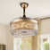 Jelsy 42'' Ceiling Fan with LED Lights and retractable fans