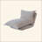 Convertible Flip Chair: Floor Sofabed With Adjustable Backrest Andpillows-2085284463