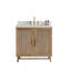 Meuble-lavabo autoportant moderne avec lavabo simple-1291591282