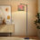Lampe sur pied à arc avec abat-jour réglable Jungle tropicale, oiseaux exotiques, lampe sur pied, rose, 3 températures de couleur, intensité variable, grand mât avec interrupteur au pied pour la chambre à coucher
