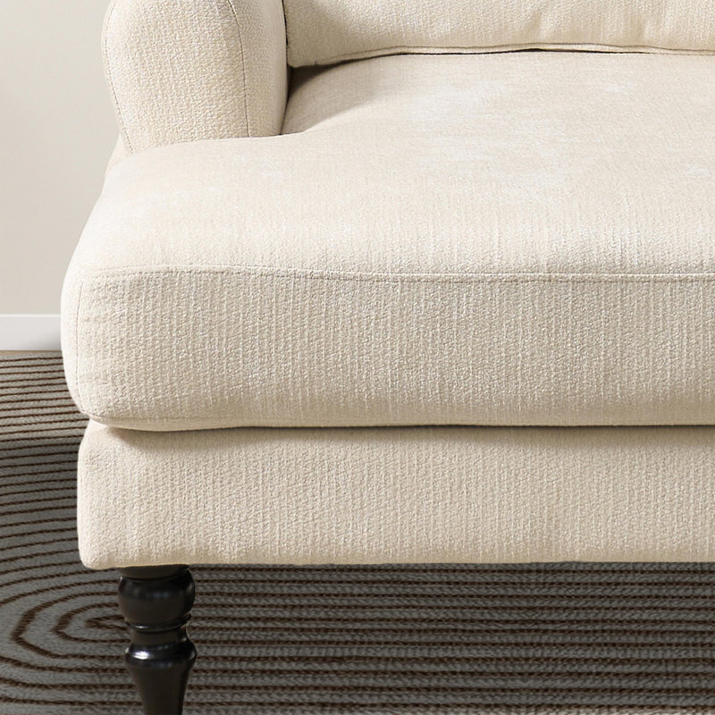 Méridienne moderne rembourrée, Beige