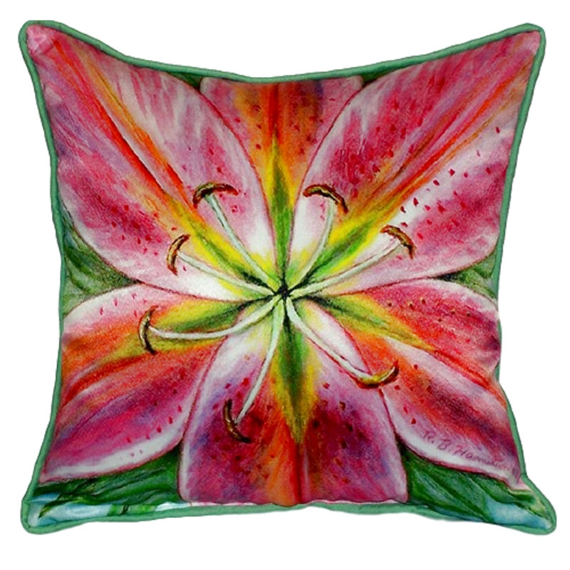 Coussin intérieur / extérieur Pink Lily