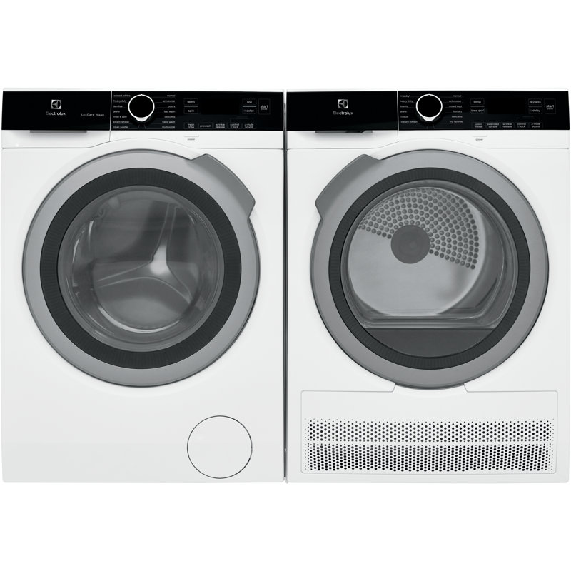 White 2.4 Cu. Ft. High Efficiency Front Load Washer with Steam