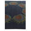 Tapis carré bleu marine Otto