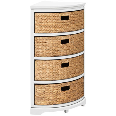 Solid Wood 4 Drawer Storage Drawers