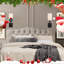 Linen Upholstered Headboard-Modern-Adjustable Height-Button Tufting-107180726-107180721