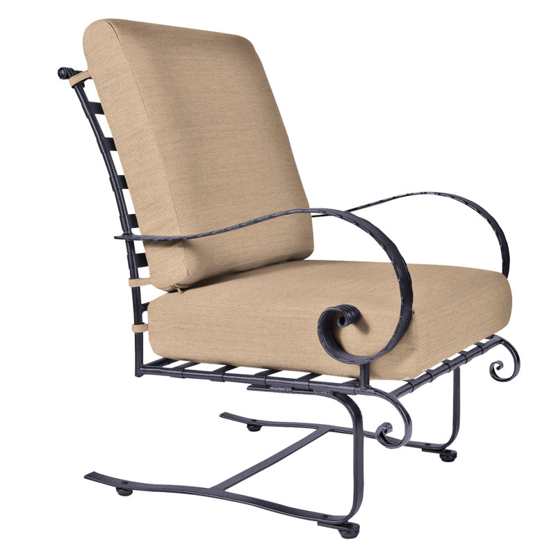 Classico Outdoor Lounge Chair, Graphite, Flagship Stone Sunbrella®