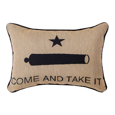 Come Take It Rectangle Throw Pillow 13" x 18"