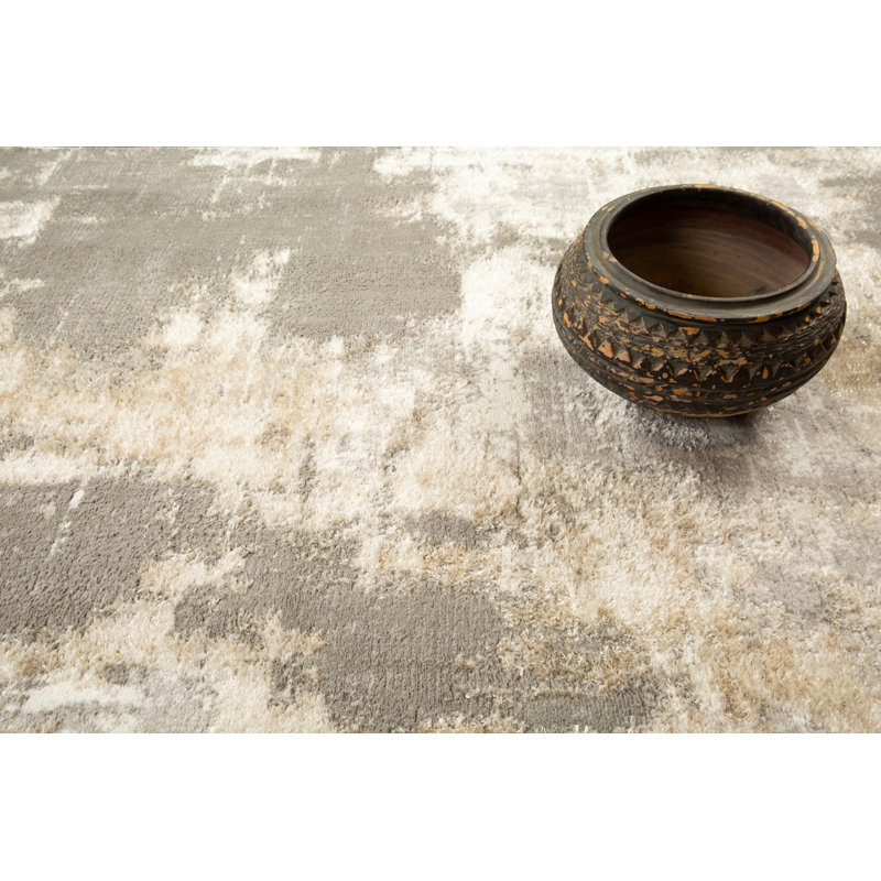 Tanja Collection Modern Abstract Area Rug, Rectangle 5'3" x 7'8"