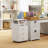 Drawer Home Office Storage Cabinet, Office Drawer On Wheels With Removable Tray, Under Desk Printer Stand With Storage,-354174715