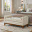 Grand repose-pieds rembourré en tissu avec coussins-773341393