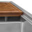 Siena 33" L x 22" W Double Basin Drop-In Kitchen Sink with Basket Strainer