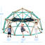 Centre de jeu à dôme d'escalade géométrique 13 pi, tour d'escalade pour enfants avec hamac, support en acier résistant à la rouille et aux rayons UV de 1000 lb