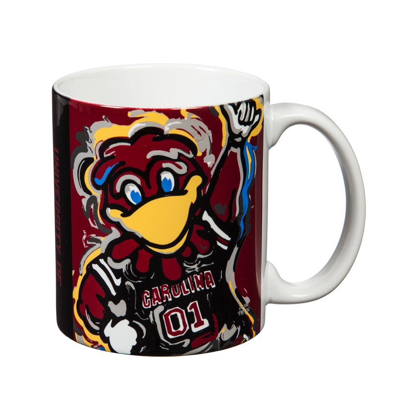 11 oz Tasse à café Justin Patten NCAA, Université de South Carolina, Columbia, 23