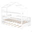 Lit simple en bois avec lit gigogne et lit pour enfant-537357899