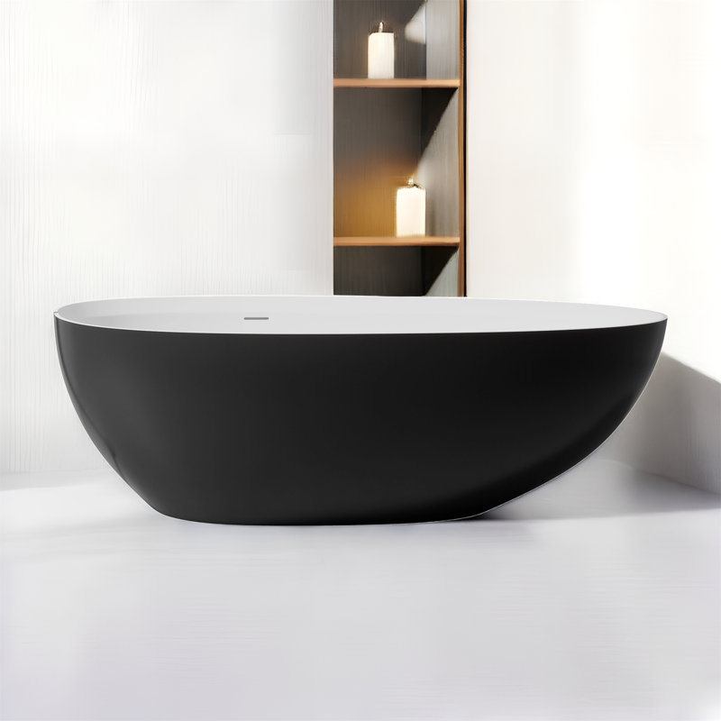71'' x 35.4'' Solid Surface Bathtub