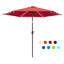 Parasol de marché éclairé 7 pi 6 po-70244304