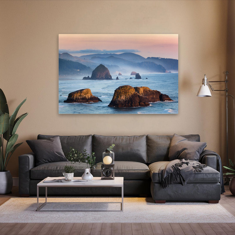 Cannon Beach - paysages côtiers, photographie de plages, art, H 60 po x l 40 po