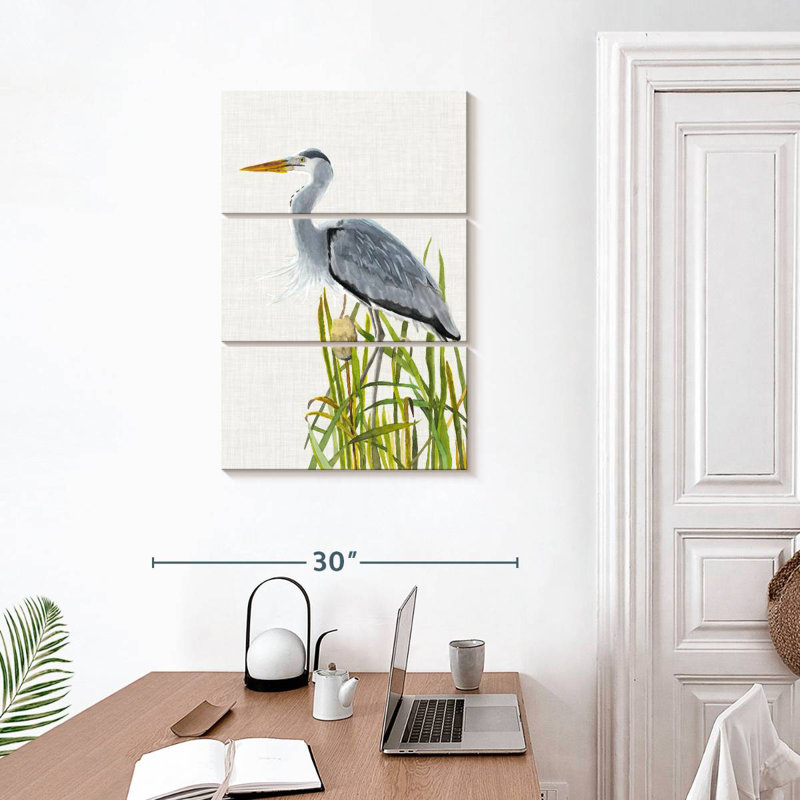Brampt Waterbirds And Cattails II