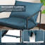 71cm Wide Straight Metal Patio Sofa