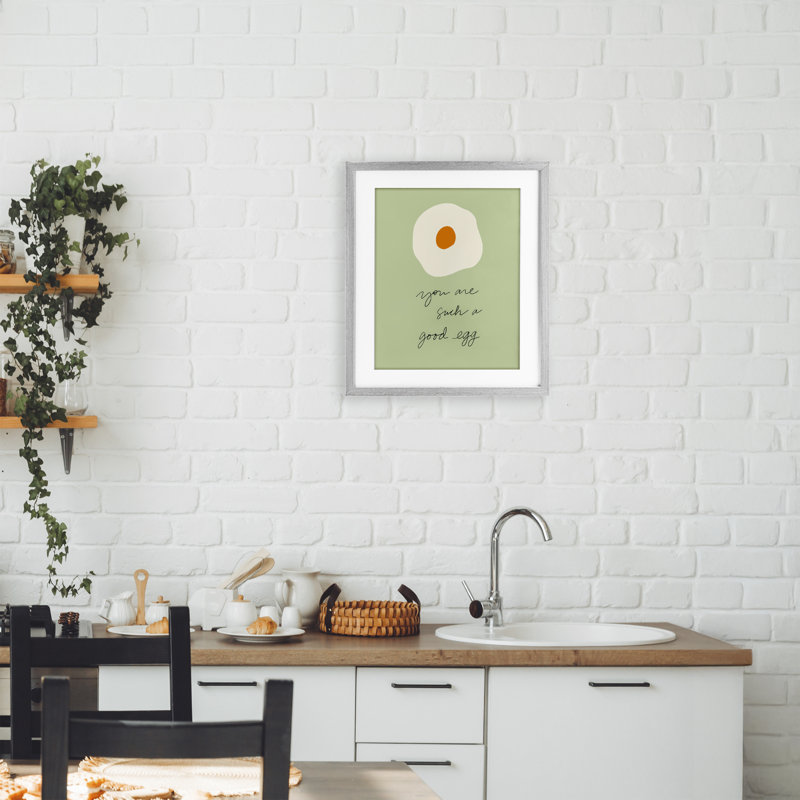 «You Are A Good Egg», reproduction encadrée sous verre, conception de SD Graphics Studio, H 16 po x l 13 po