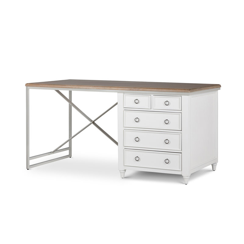 Studio Partners Desk, Whitewash, Whitewash