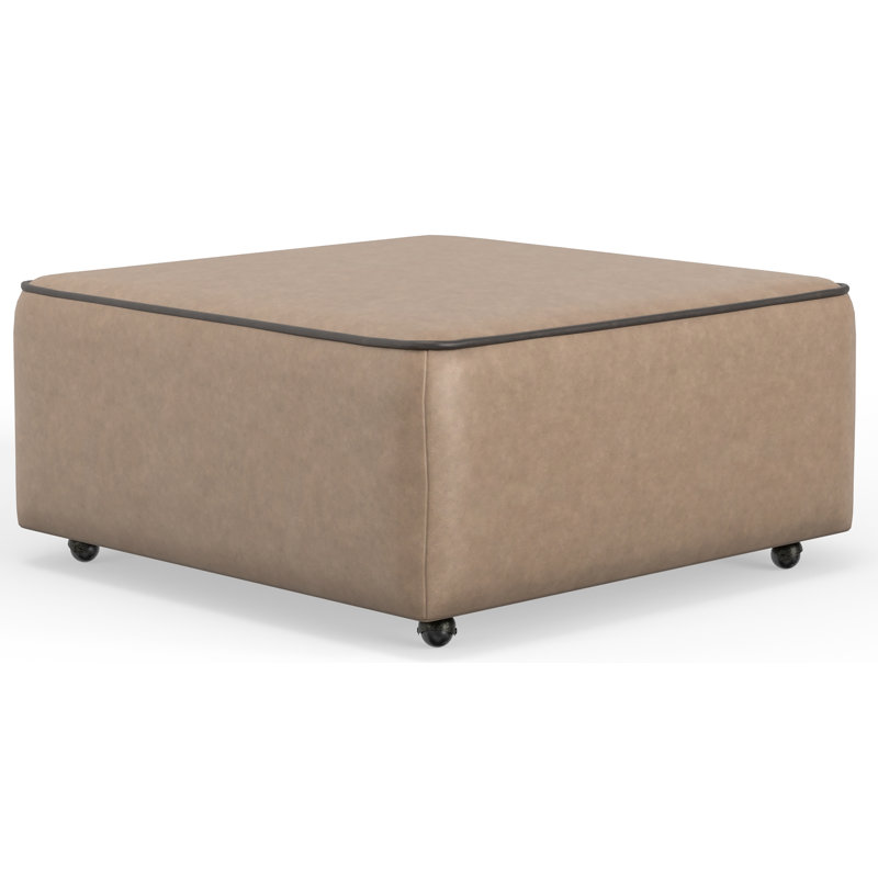 Repose-pieds Ayoka, Polyester brun