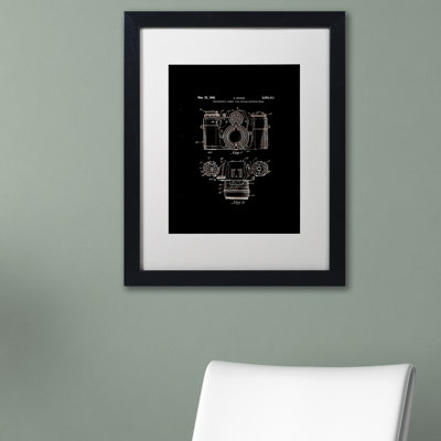 « graphic camera 1962 », impression sur toile encadrée