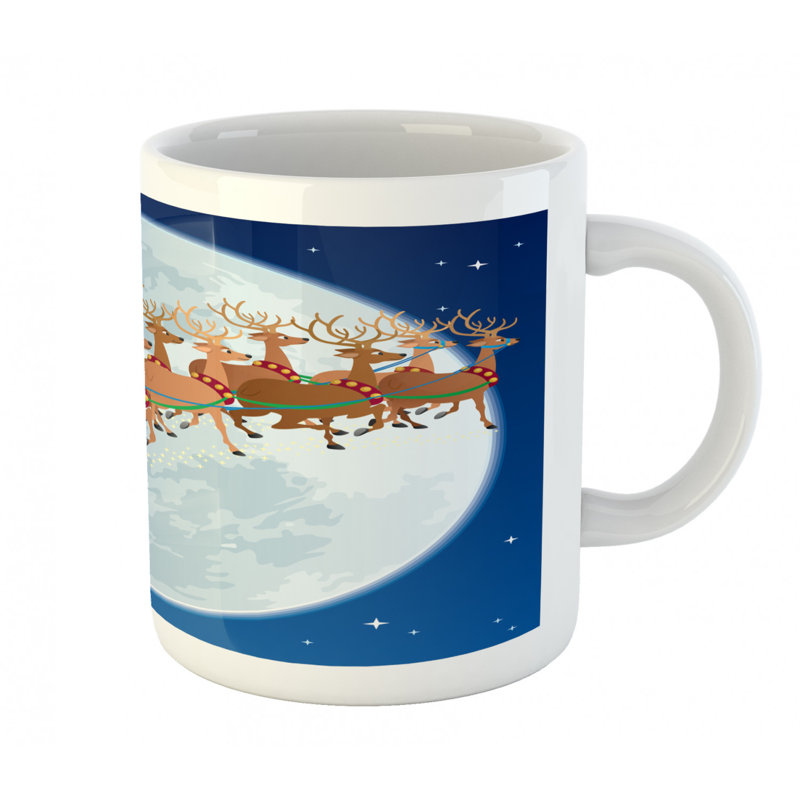 Grande tasse à café santa