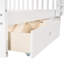 Lit superposé blanc avec rangement et s'adapte à toutes les échelles de décor, différents styles de chambre à coucher-767877888