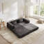 Canapé-lit convertible à compression avec cadre de forme fixe, canapé modulaire désossé, aucun assemblage requis, idéal pour une utilisation multi-occasions-134036108-134036104