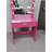 Vanity Desk with Mirror and Lights, Dressing Table with Large Drawer, 1 Level Storage Dresser & 3 Lighting Modes Adjustable Brightness, Suitable for Bedroom(Black)-1721904930