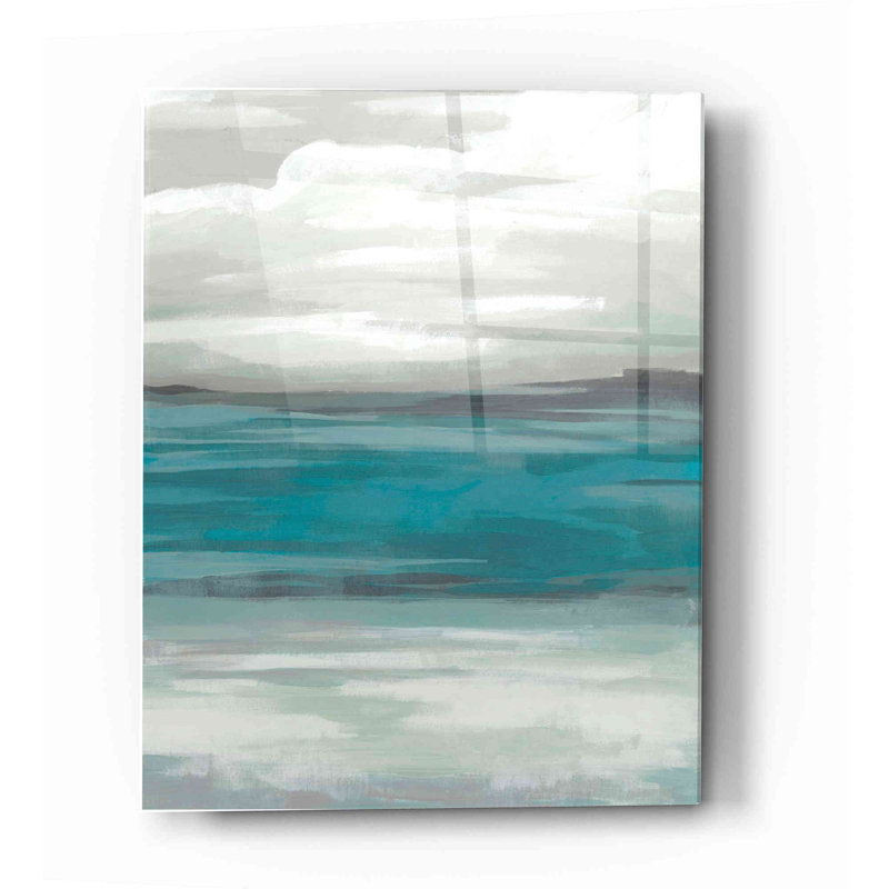 «Storm Front I» par June Erica, art mural en verre acrylique, H 16 po x l 12 po x P 0,12 po