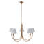 Santiago 5 - Light Shaded Chandelier-109846847