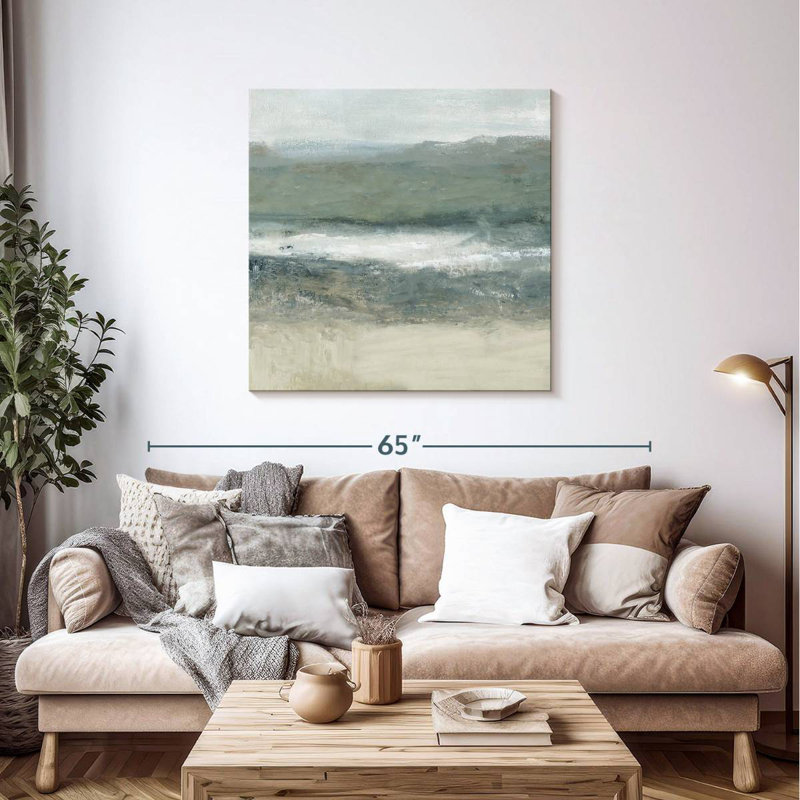 Rolling Oceanside I, 39" H x 39" W