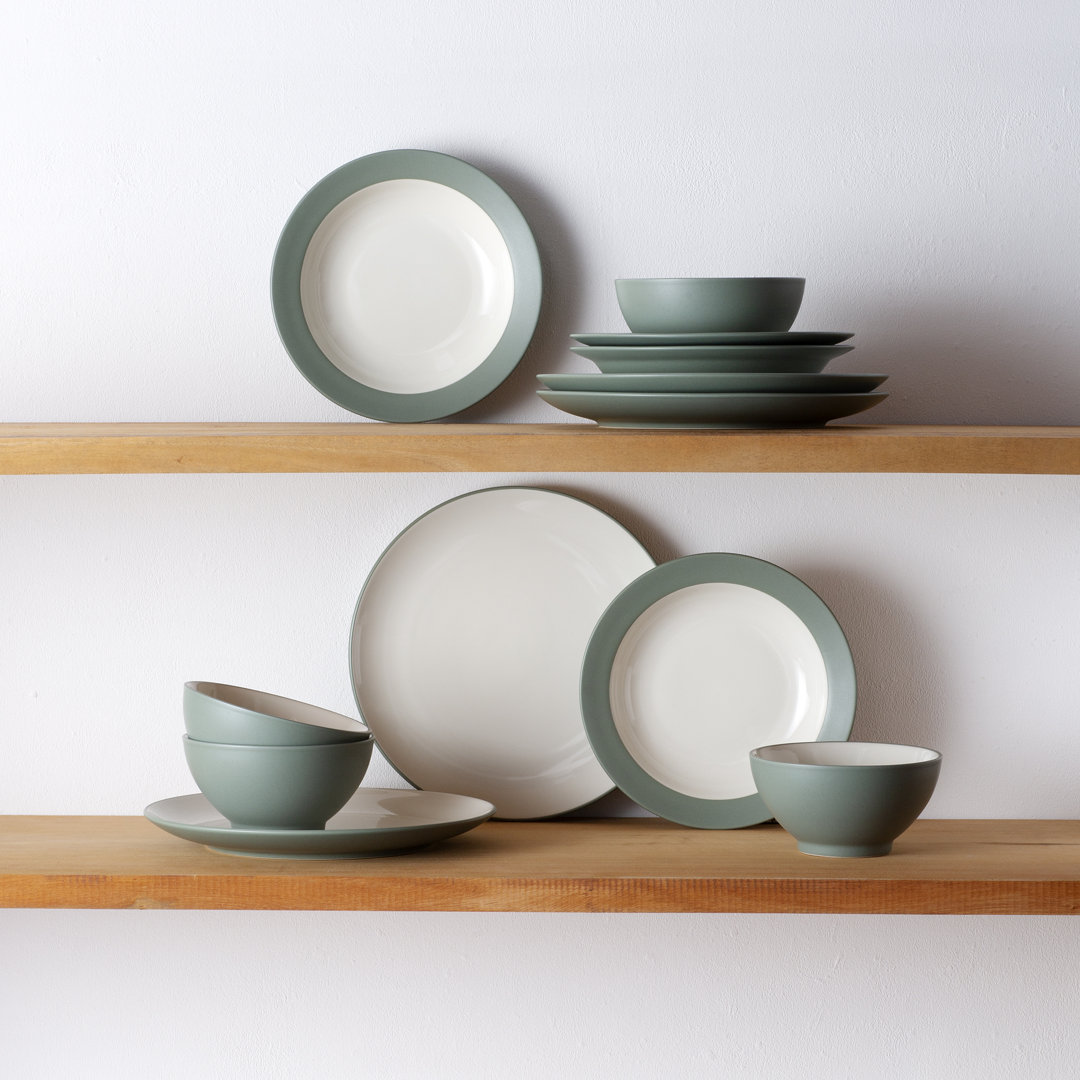 Noritake Colorwave 12-Piece Coupe Dinnerware Set, Service for 4 Noritake 