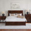 Lit plateforme en bois massif avec pied de lit et gigogne Lamarkus-1549522053-1602347298