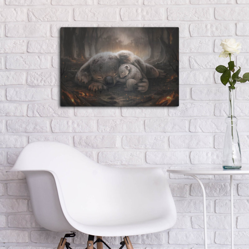«A Mothers Love» par JoJoes Art, H 16 po x l 24 po