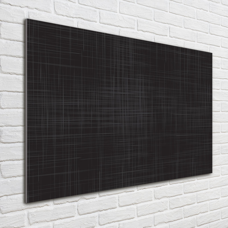 Linen Texture - No Frame Print on Glass, Glass, 70cm H x 100cm W x 4cm D