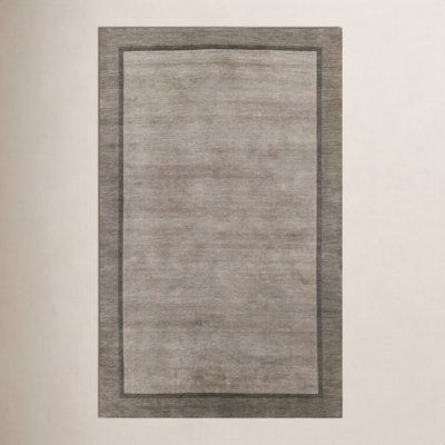 Zaley Gray Hand-Tufted Wool Rug