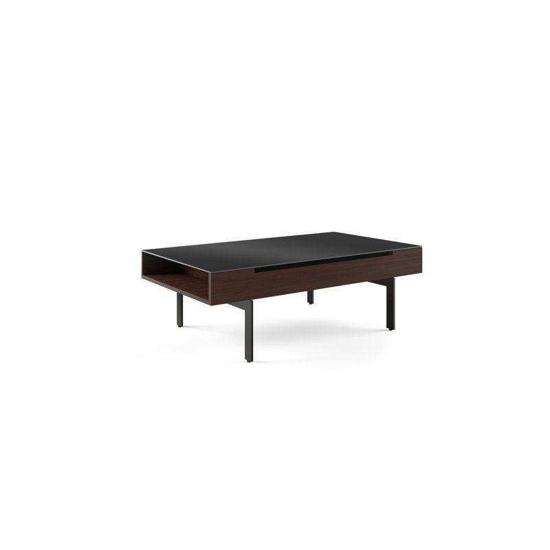 Table basse Reveal, Noyer teint chocolat