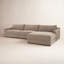 Canapé modulaire Nora Gerardi taupe-383441731