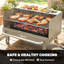 Outsunny 52cm W Portable Charcoal Grill-124632129