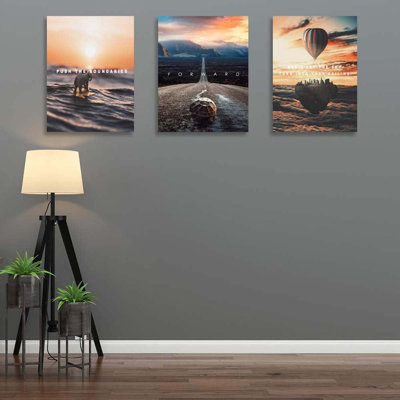 3 Piece Wrapped Canvas Print