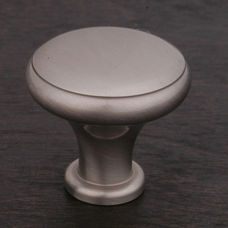 CK Series 1 1/4" Diameter Mushroom Knob, Satin Nickel (Pewter)